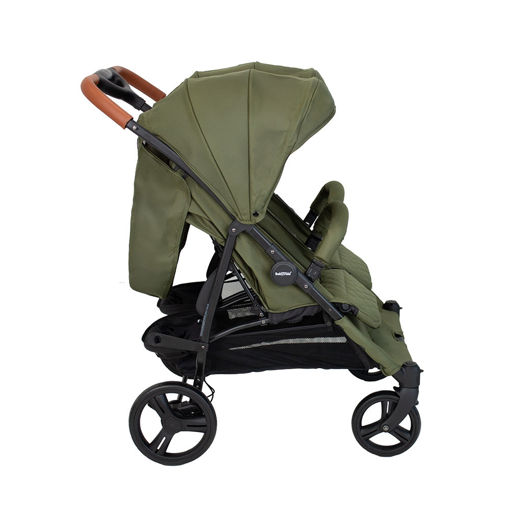 BabyTrold OS2 Søskendevogn, Oliven