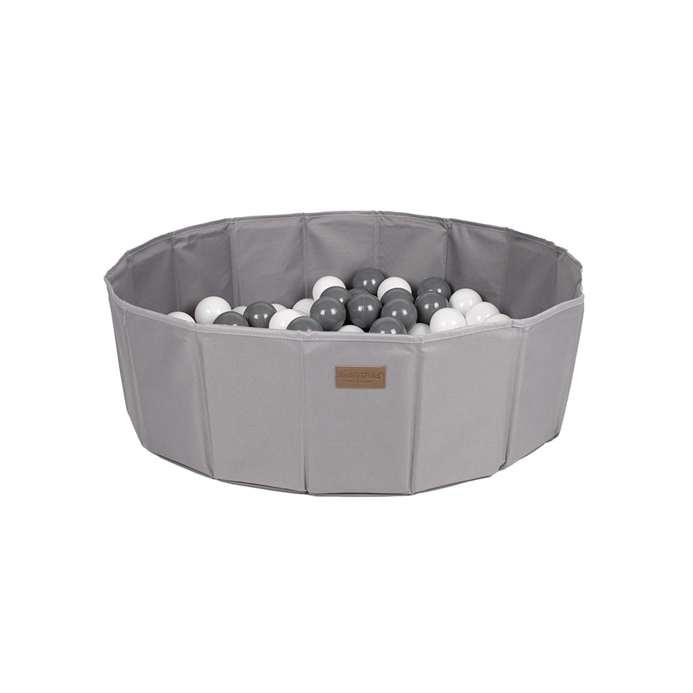 BabyTrold Folde Boldbassin med bolde, Ask