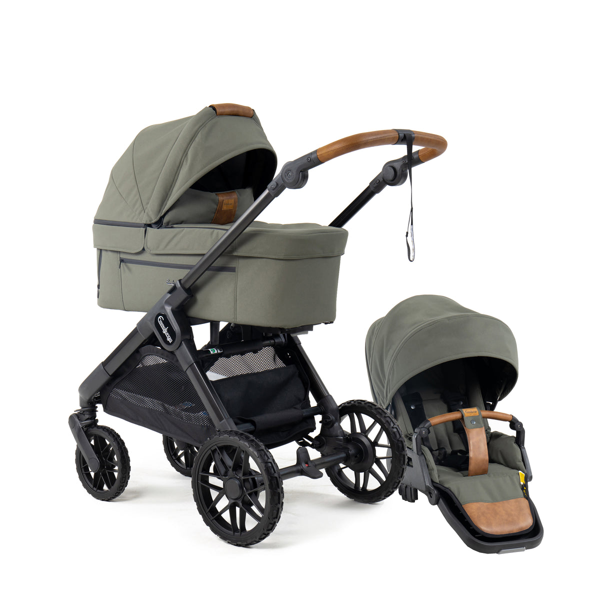 Emmaljunga SENTO Max Flat+, Outdoor Green 2027 model