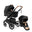 Emmaljunga SUPER SONIC kombivogn ink. SONIC ERGO-sæde, Outdoor Black