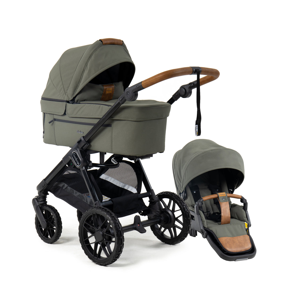 Emmaljunga SENTO PRO FLAT+, Outdoor Green 2027 model