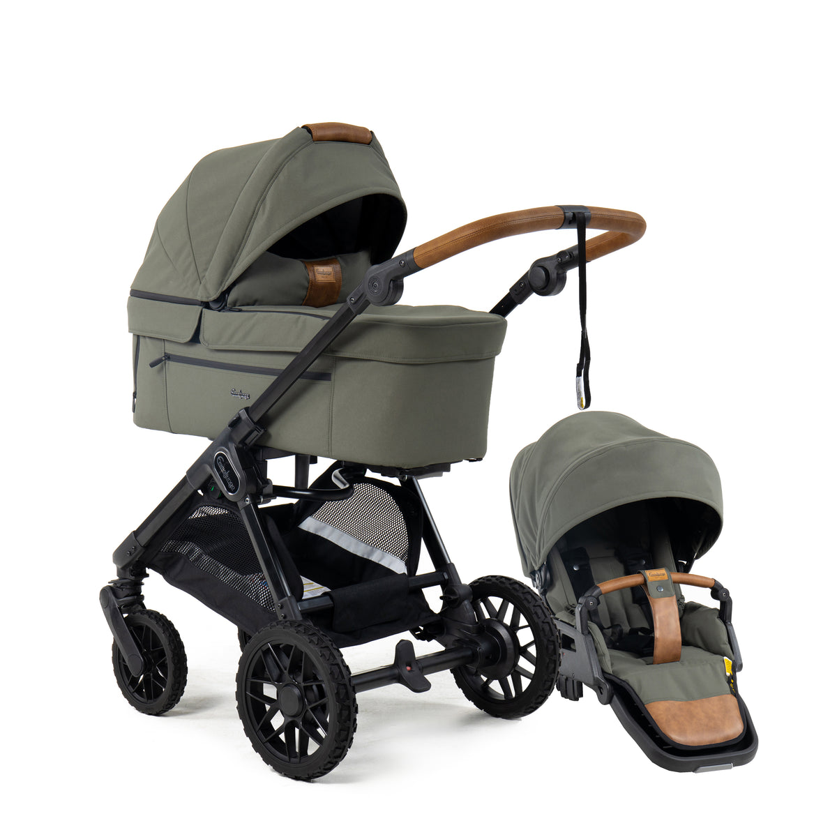 Emmaljunga SENTO FLAT+ Outdoor Green, 2027 model