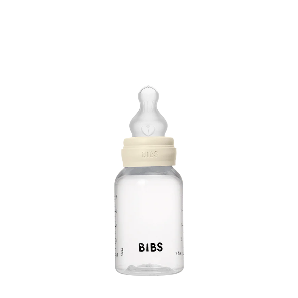Baby sutteflaske i silikone, 150 ml, hvid