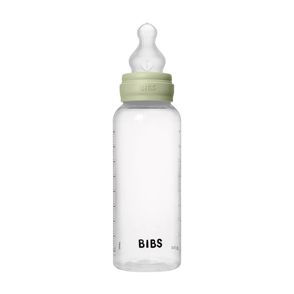 Baby sutteflaske i silikone, 270 ml, grøn