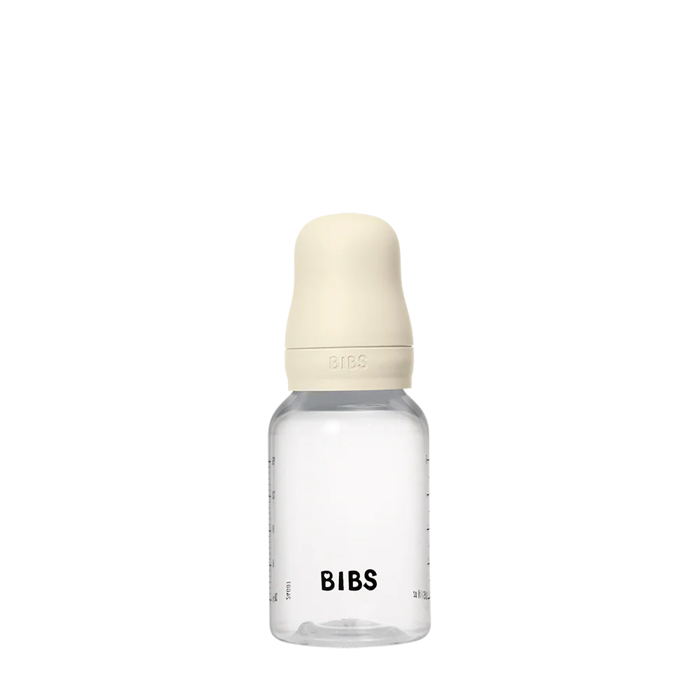 Baby sutteflaske i silikone, 150 ml, hvid