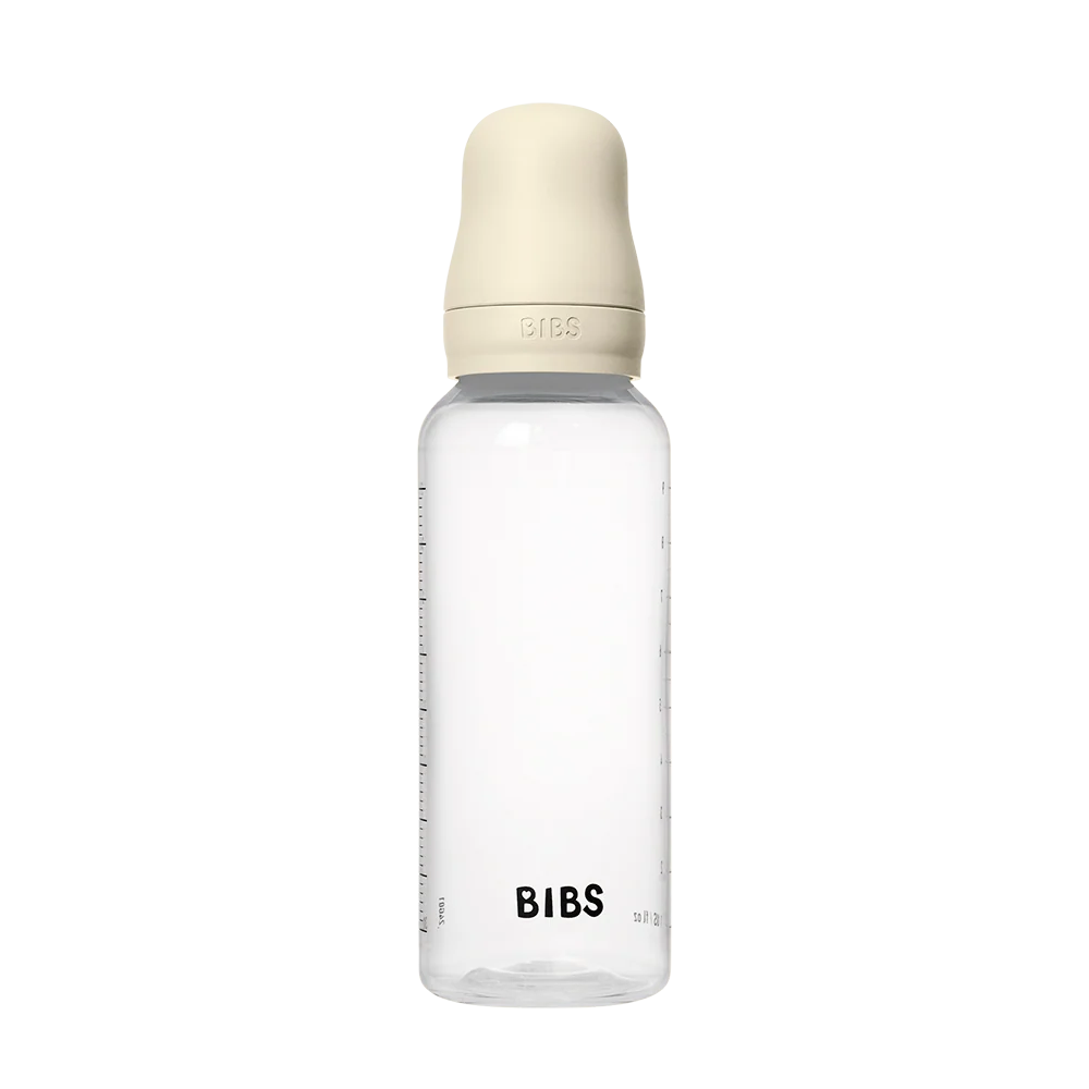 Baby sutteflaske i silikone, 270 ml, hvid