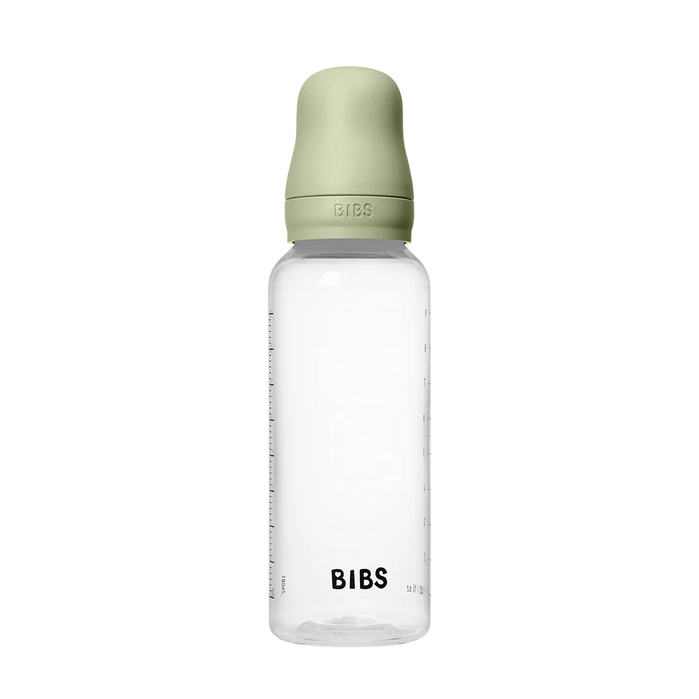 Baby sutteflaske i silikone, 270 ml, grøn