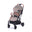 BabyTrold Piza Rejse Klapvogn, Sand, Incl taske