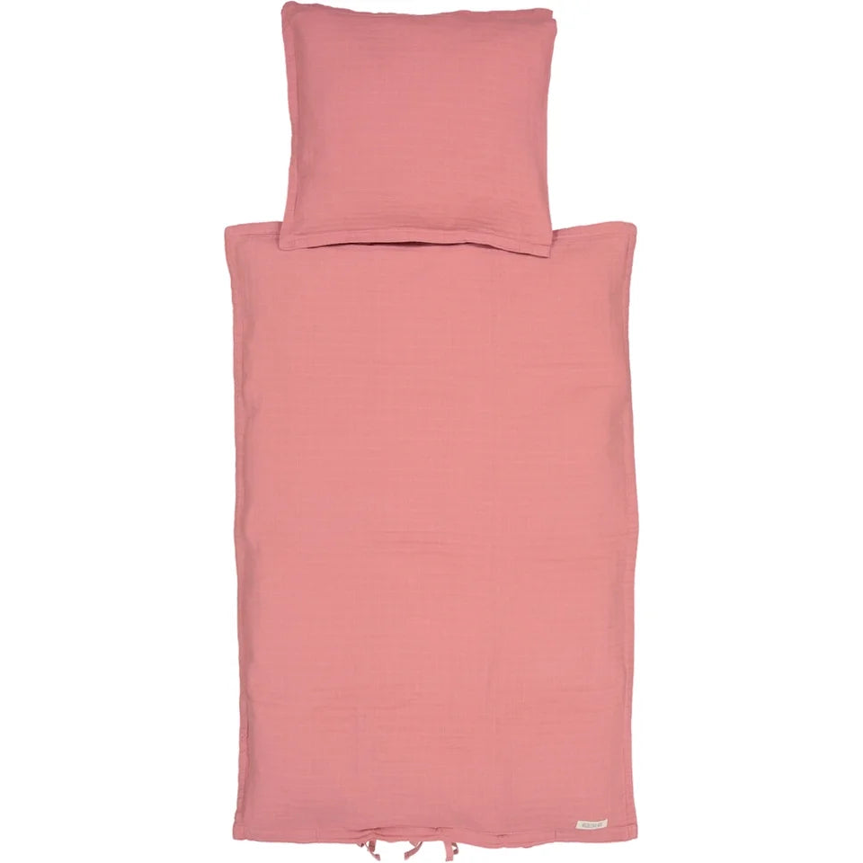 Hildestad Copenhagen Muslin baby sengetøj, Aprikosrose