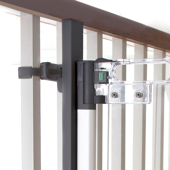SafeGate Stair Flex installationssystem, Mørkegrå
